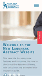 Mobile Screenshot of landmarkabstract.com